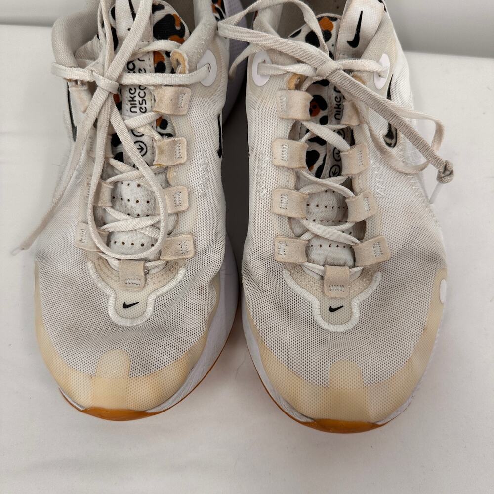 Nike React Escape Run White Leopard Sneakers Size… - image 4